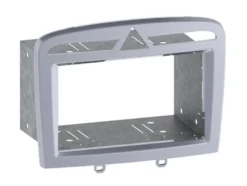 Monteringsram 2-DIN Peugeot 308, varm silver