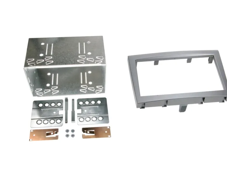 Monteringsram 2-DIN Porsche 911/Boxster/Cayman, vulcano grey
