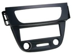 Monteringsram 1-DIN Renault Megane III / Fluence 2008-2014, Svart