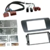 Monteringsram 2-DIN Seat Ibiza, galway grey