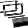 Monteringsram 2-DIN Seat/Skoda/VW, piano black