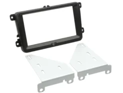 Monteringsram 2-DIN Seat/Skoda/VW, svart