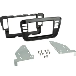 Monteringsram 2-DIN Seat/Skoda/VW, piano black