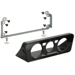 Monteringsram 2-DIN Seat/Skoda/VW, piano black