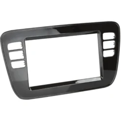 Monteringsram 2-DIN Seat/Skoda/VW, piano black