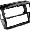 Monteringsram 1-DIN Seat/Skoda/VW, piano black