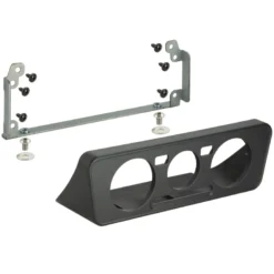 Monteringsram 2-DIN Seat/Skoda/VW, svart
