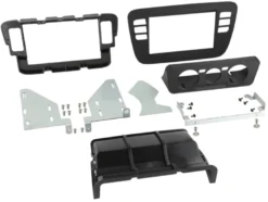 Monteringsram 2-DIN Seat/Skoda/VW, svart