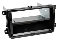 Monteringsram 2-DIN Seat/Skoda/VW, piano black