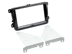 Monteringsram 2-DIN Seat/Skoda/VW, piano black