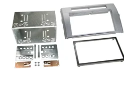Monteringsram 2-din set Toyota Corolla Verso -2009 silver