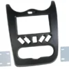 Monteringsram 2-din stereo Dacia Duster 2010- Svart