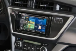 Monteringsram 2-DIN Toyota Auris, piano black