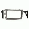 Monteringsram 2-DIN Toyota Corolla 2009-2013, silver