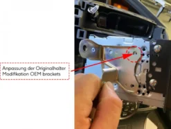Monteringsram 2-din Toyota Verso 2009-2018 Silver