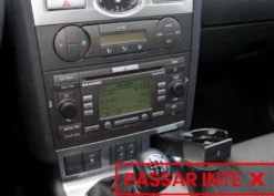 Monteringsram dubbel-DIN Ford Mondeo MK3, vinklad