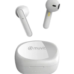 Muvit Polar trådlösa in-ear hörlurar, vit