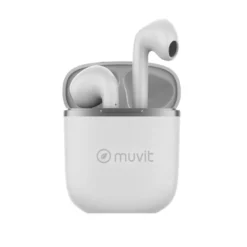 Muvit Pure trådlösa in-ear hörlurar, vit