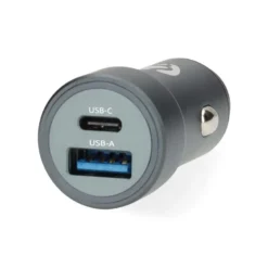 Nedis billaddare 38W med 2 utgångar, USB-C PD och USB-A Quick Charge