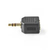 Nedis stereoadapter 1x 3,5mm hane till 2x 3,5mm hona