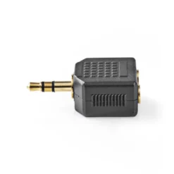Nedis stereoadapter 1x 3,5mm hane till 2x 3,5mm hona