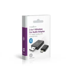 Nedis trådlös Android Auto- & CarPlay-adapter