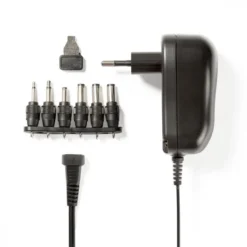 Nedis universal nätadapter, 6 st. kontaktstycken, 3-12V DC / 2.0A, returexemplar