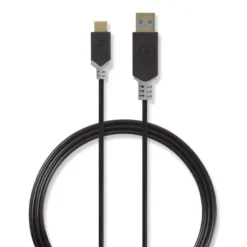 Nedis USB 3.1 USB-C hane till USB-A hane, 1m