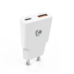 Nedis WCH-A20 GaN-väggladdare 20 Watt, vit