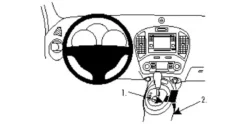 Nissan Juke 11-15, Konsol, Manuell