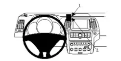 Nissan Murano 09-14, Centrerad