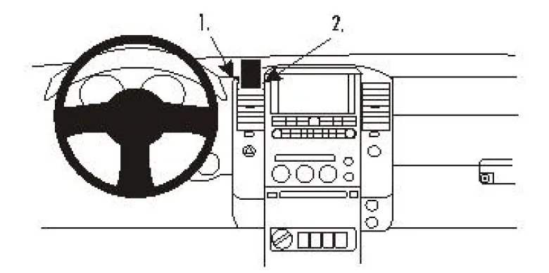 Nissan Navara 06-10, Centrerad