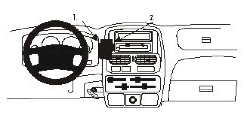 Nissan Navara 00-05, Centrerad