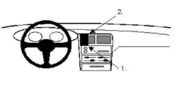 Nissan Sunny Combi 91-95, Centrerad