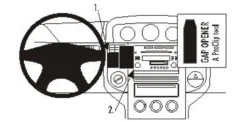 Nissan X-Trail 04-07, Centrerad