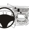 Nissan X-Trail 14-15/Qashqai 14-15, Centrerad