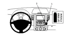 Nissan X-Trail 08-13, Vinklad, Navigationsskärm