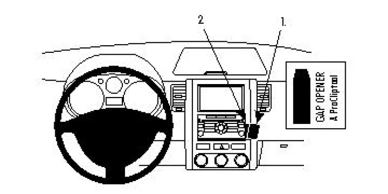 Nissan X-Trail 08-13, Vinklad, Navigationsskärm