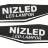 Nizled dekal till handtagsskydd KTM svart par
