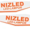 Nizled dekal till handtagsskydd KTM vit par
