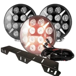 NIZLED Extraljuspaket 3-pack R120DRL, 120W, med fäste och kabelstam