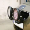 NIZLED nummerplåtfäste för 2st 7/9" extraljus