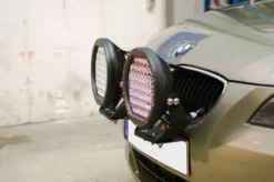 NIZLED nummerplåtfäste för 2st 7/9" extraljus