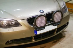 NIZLED nummerplåtfäste för 2st 7/9" extraljus