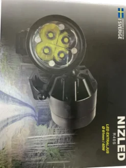 NIZLED R40S 2st extraljus spot för ATV/MC/BIL 6500K 40W 9-36V