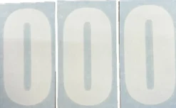 Nizled siffer dekal vit 0 10x5cm