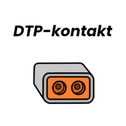 NIZLED 12V Kabelstam till extraljus, 1x DTP-kontakt, 500W max