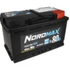 Nordmax AGM-batteri, 80Ah / 12V