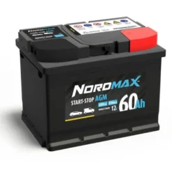 Nordmax AGM-batteri, 60Ah / 12V