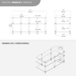 Norstone Bergen AV 2, TV/media-bänk